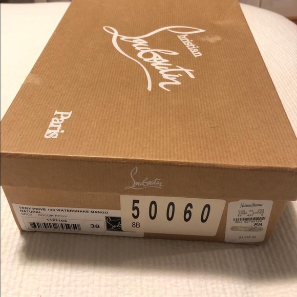 Christian Louboutin Very Prive Snakeskin - Picture 6 of 7